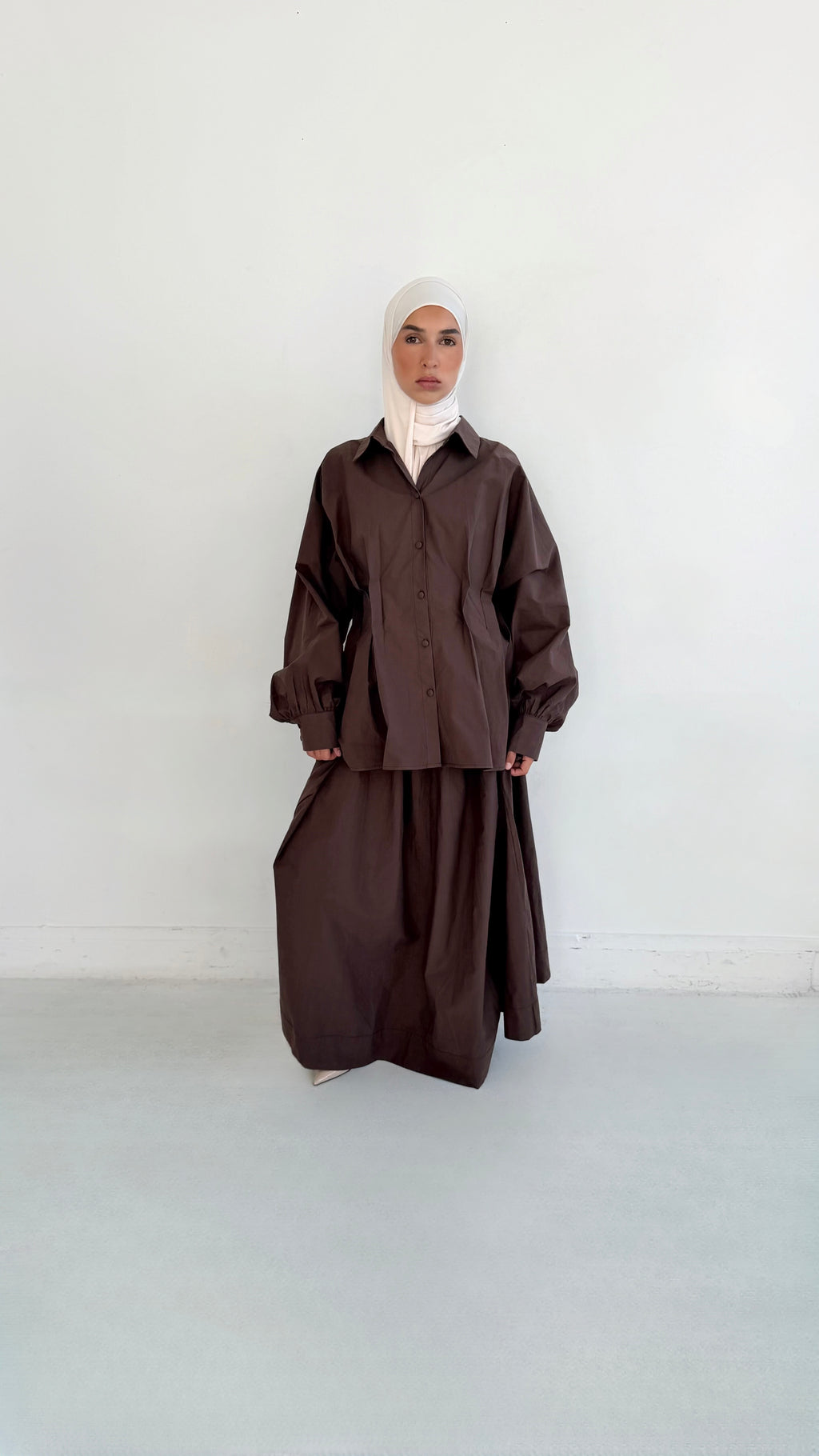 Jupe Noor - Marron