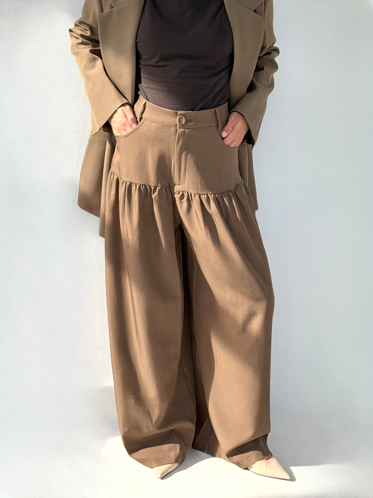 Pantalon Studio - Chocolat